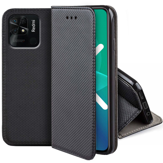 Etui Smart Magnet do Xiaomi Redmi 10C, Black