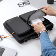 Tech-Protect Defender Bag, Etui Torba do laptopów 15-16 cali, Czarna