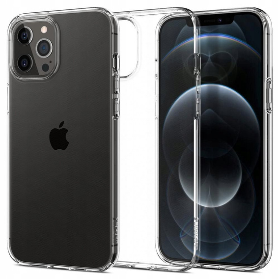 Etui Spigen do iPhone 12/12 Pro, Liquid Crystal, przezroczyste