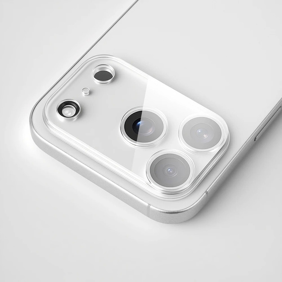 2x Szkło hartowane na wyspę aparatów ERBORD do iPhone 17 Pro Max