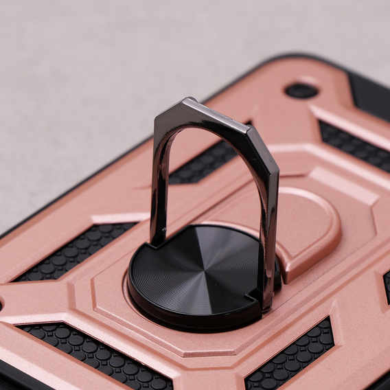 Etui pancerne do Oppo A98 5G, CamShield Slide, różowe rose gold