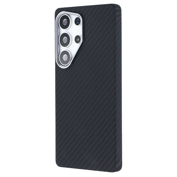 Etui do Samsung Galaxy S25 Ultra, Carbon Fiber MagSafe, czarne