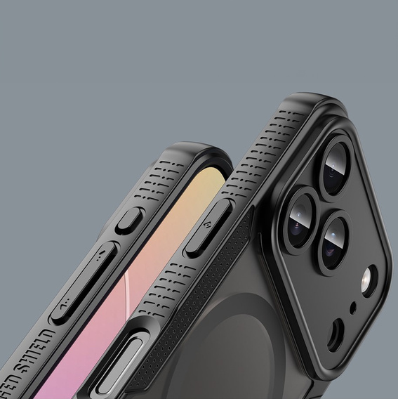 Etui do iPhone 17 Pro, do MagSafe, pancerne, czarne