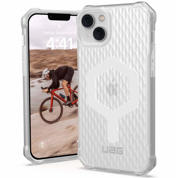 Etui Urban Armor Gear do iPhone 14 Plus, Essential Armor MagSafe, przezroczyste