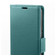 Etui do Xiaomi Redmi Note 13 Pro 5G, ERBORD Glossy Litchi, portfel z klapką, zielone
