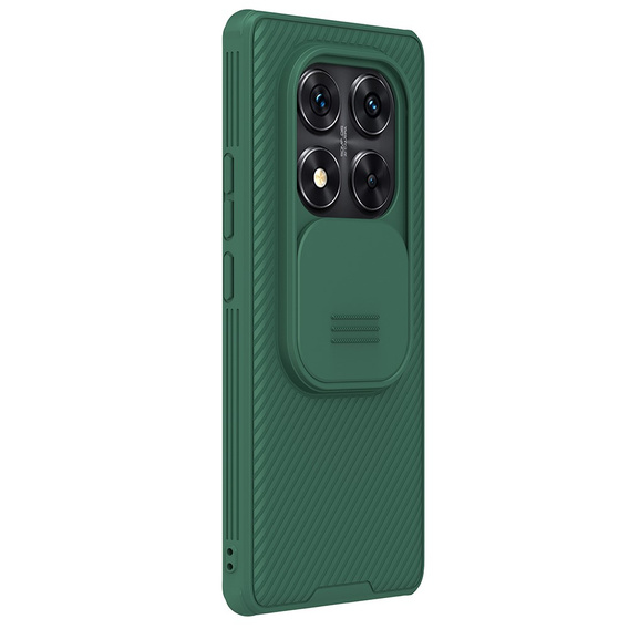 Etui do Xiaomi Redmi Note 14 Pro 5G / Xiaomi Poco X7 5G, pancerne Nillkin, CamShield Pro, zielone