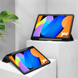 Etui do Lenovo Idea Tab 11" 2025 TB336FU TB336ZU, z przezroczystym tyłem i miejscem na rysik, czarne