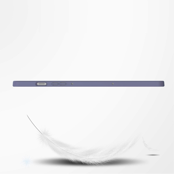 Etui do Samsung Galaxy Tab S10 FE+ Plus, Smartcase Hybrid, z miejscem na rysik, fioletowe