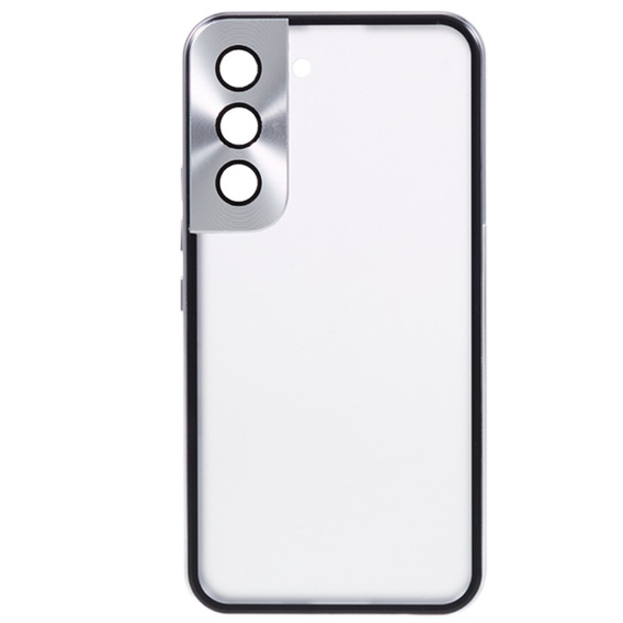 Etui do Samsung Galaxy S21, Magnetic Dual Glass, srebrne