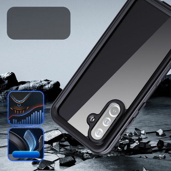 Etui Redpepper IP68 do Samsung Galaxy A36 5G – niezawodna ochrona z przezroczystym tyłem