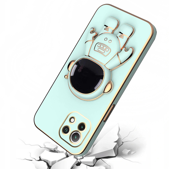 Etui do Xiaomi Mi 11 Lite / Mi 11 Lite 5G / 11 Lite 5G NE, Astronaut, miętowe