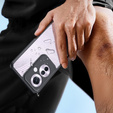 Etui DuxDucis do Oppo Reno 11F 5G, Aimo case, przezroczyste / czarne