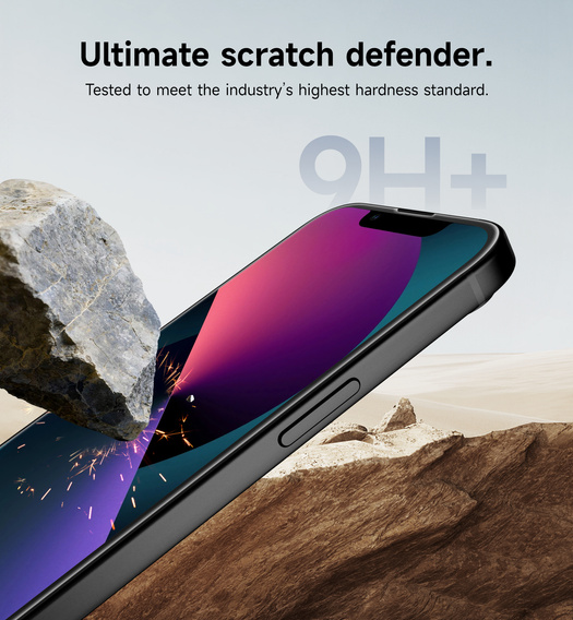 2x Szkło hartowane SURITCH do iPhone 16e / 14 / 13 Pro