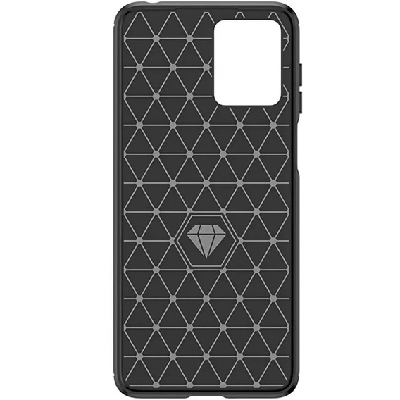 Etui do Motorola Moto E14, Carbon, czarne
