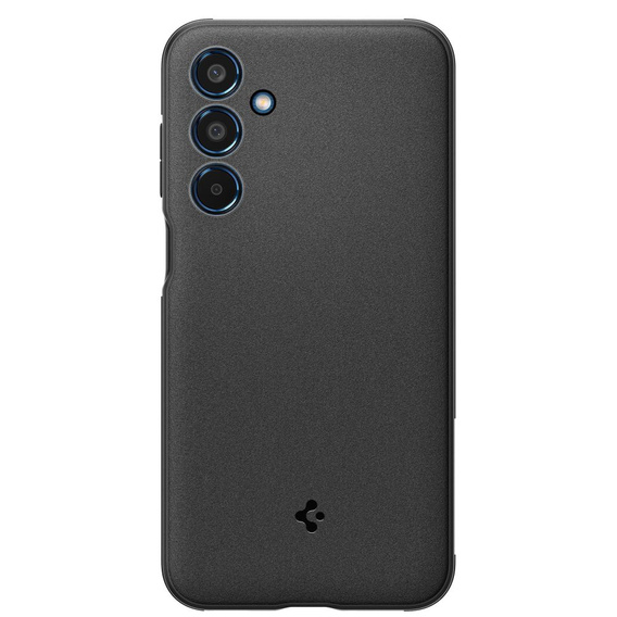 Etui Spigen Case do Samsung Galaxy M35 5G, Essential SandBlast, Matowe, Czarne + Szkło