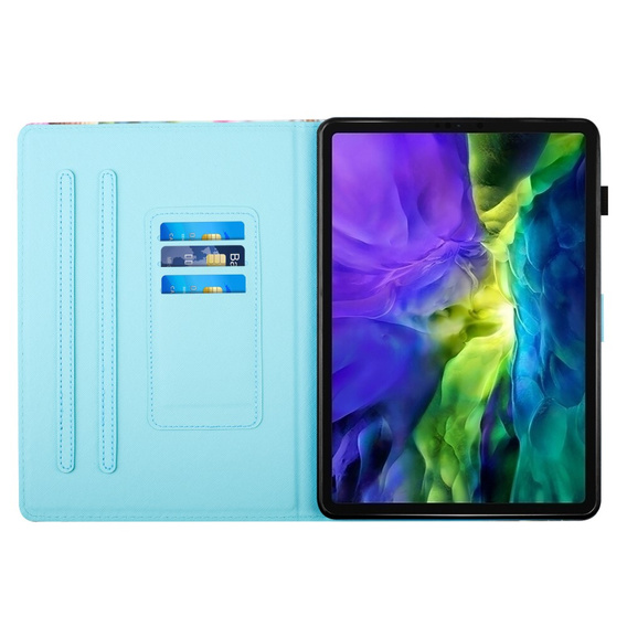 Etui do iPad 11" 2025 A16 (11 gen.) / iPad 10.9" 2022 (10 gen.), z klapką, raccoon