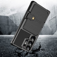 Etui do Samsung Galaxy S24 Ultra, Card Holder Kickstand, czarne