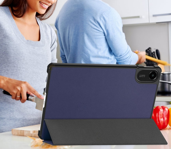 Etui z klapką i podstawką do Xiaomi Redmi Pad 2 – granatowe