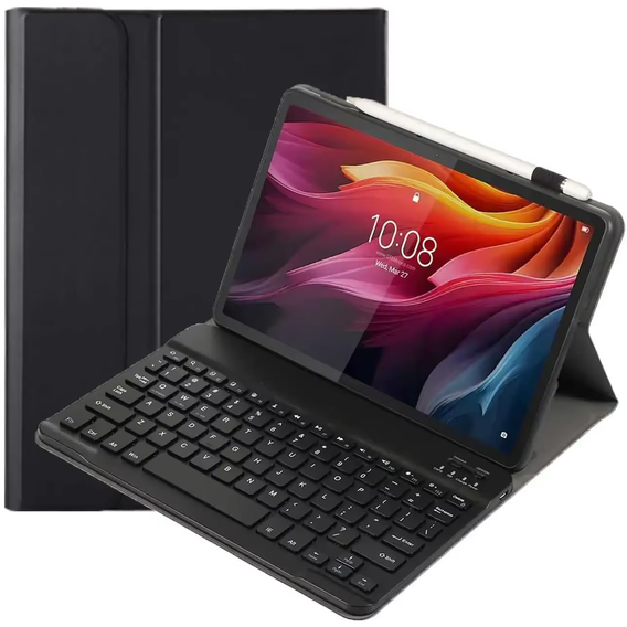 Etui z klawiaturą Bluetooth do Lenovo Tab K11 Plus - czarne