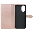 Etui z klapką do Oppo A38 4G / Oppo A18 4G, Mandala, różowe rose gold