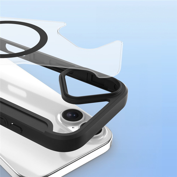 Etui Dux Ducis do iPhone 17, Skin X Pro,  z klapką, do MagSafe, czarne