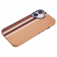 Etui do iPhone 16, Carbon Fiber MagSafe, żółte