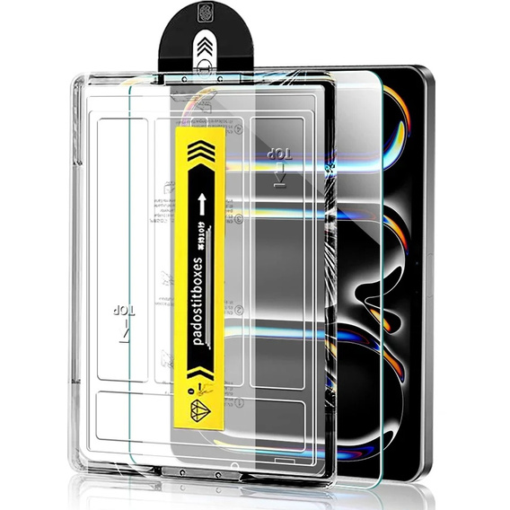Szkło hartowane HD z systemem automatycznego montażu do iPad Pro 11" 2024 (5 gen.)