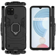 Etui do Realme C21Y, Kickstand Ring, czarne