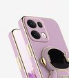 Etui do Oppo Reno 13 Pro, Astronaut, fioletowe
