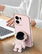 Etui do Oppo Reno 13F / Oppo Reno 13FS, Astronaut, różowe