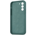Etui do Samsung Galaxy S21 FE, Silicone Lite, ciemnozielone