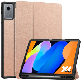 Etui do Lenovo Idea Tab 11" 2025 TB336FU TB336ZU, podstawka, Smartcase z miejscem na rysik, różowe rose gold