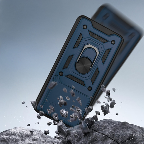 Etui pancerne CamShield Slide z osłoną aparatu i ringiem do Motorola Edge 70