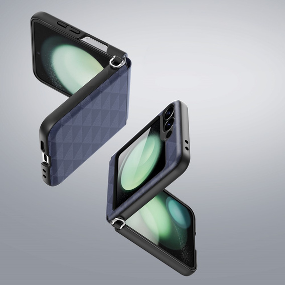 Etui Dux Ducis do Samsung Galaxy Z Flip7 FE / Z Flip6, Fitt, niebieskie