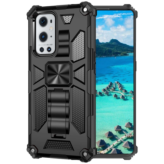 Etui do OnePlus 9 Pro, Armor Kickstand, czarne