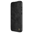 Etui z klapką NILLKIN do Samsung Galaxy S24 FE, CamShield Qin Pro, skórzane, czarne