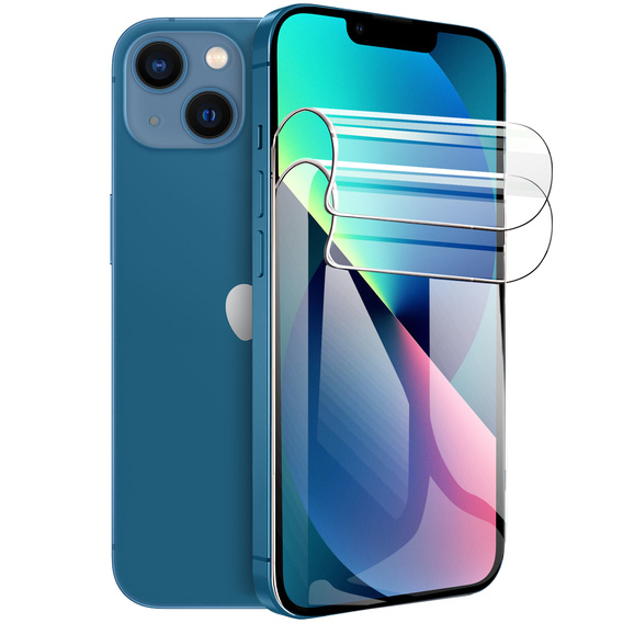 2x Folia Hydrożelowa ERBORD do iPhone 13 / 13 Pro / 14 / 16e – lekka ochrona ekranu bez komplikacji