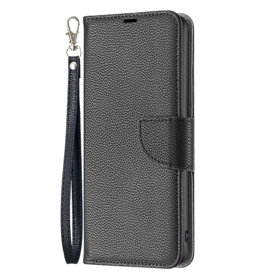 Etui z klapką do Samsung Galaxy A54 5G, Wallet Litchi Magnet, czarne