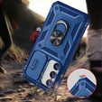 Etui pancerne do Samsung Galaxy S23 Plus, CamShield Slide, niebieskie