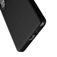 Etui MELKCO do Samsung Galaxy S25 Ultra, skórzane, czarne