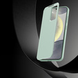 Etui z klapką do Samsung Galaxy S24 FE, Smart View Wallet, zielone