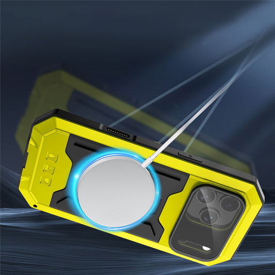 Etui pancerne R-JUST z osłoną ekranu i podstawką do iPhone 17 Pro Max