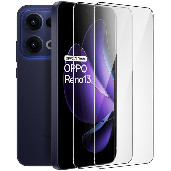 2x Szkło Hartowane ERBORD 9H Hard Glass do Oppo Reno 13 – codzienna ochrona w eleganckim wydaniu