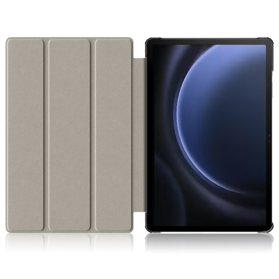 Etui do Samsung Galaxy Tab S9 FE+ Plus, Smartcase z miejscem na rysik, zielone