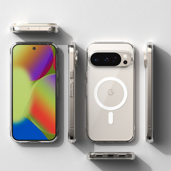 Etui Ringke do Google Pixel 10 Pro XL, Fusion MagSafe, przezroczyste
