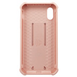 Etui pancerne do iPhone XS Max, Dexnor Full Body, różowe