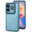 Etui do Infinix Hot 40i, Glittery Powder, niebieskie