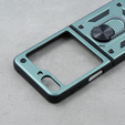Etui pancerne do Samsung Galaxy Z Flip5 5G, Nox Case Ring, zielone
