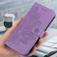 Etui z klapką do Samsung Galaxy A54 5G, Mandala, fioletowe