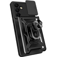 Etui pancerne do Samsung Galaxy S24 FE, CamShield Slide, czarne
